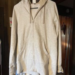 Hooded  zip sweatshirt